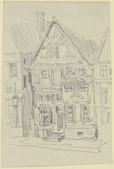 Häuserzeile von Wilhelm Busch