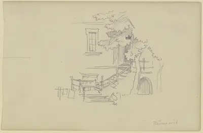 Treppe im Hunsrück von Wilhelm Busch