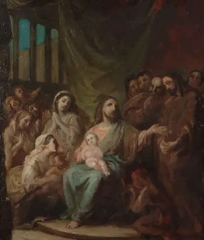 Let The Children Come To Me av Robert Wilhelm Ekman