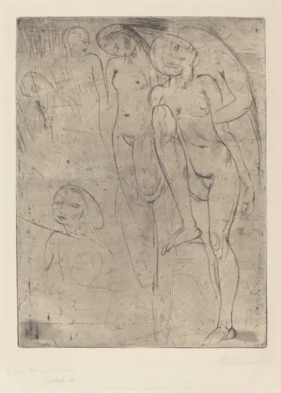 Large Resurrection (Grosse Auferstehung), Wilhelm Lehmbruck