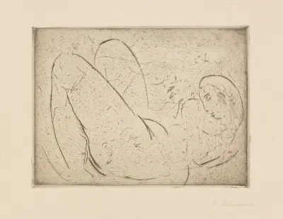 Liegendes Weib, Wilhelm Lehmbruck