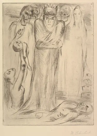 Macbeth III, Wilhelm Lehmbruck