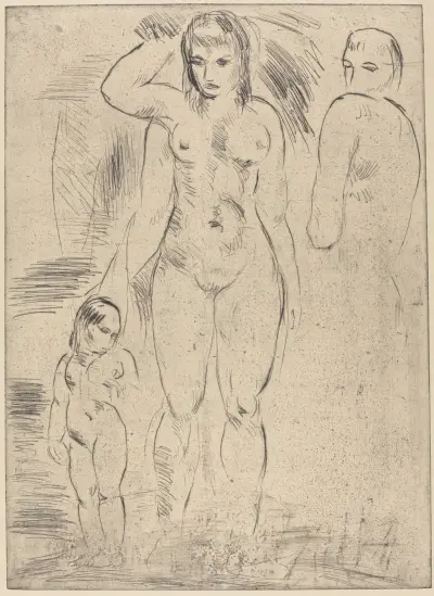 Woman and Child (Weib und Kind), Wilhelm Lehmbruck