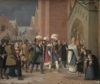 Svend Estridsen and Bishop Vilhelm, Wilhelm Marstrand