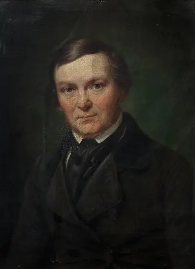 The Architect Gottlieb Bindesbøll, Wilhelm Marstrand