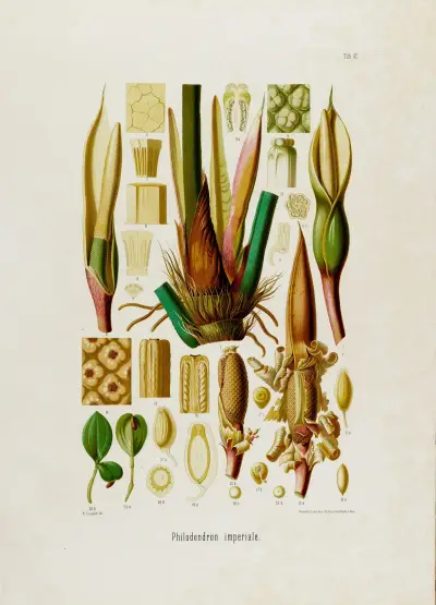 Aroideae Maximilianae Tabl. 42, Heinrich Wilhelm Schott