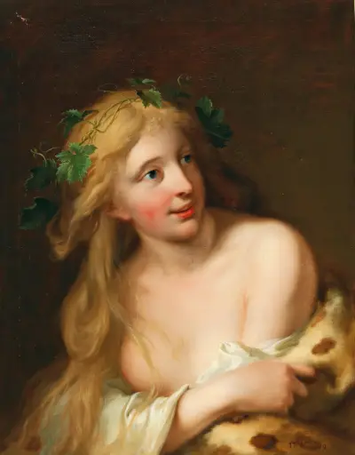 A Bacchante av Johann Heinrich Wilhelm Tischbein
