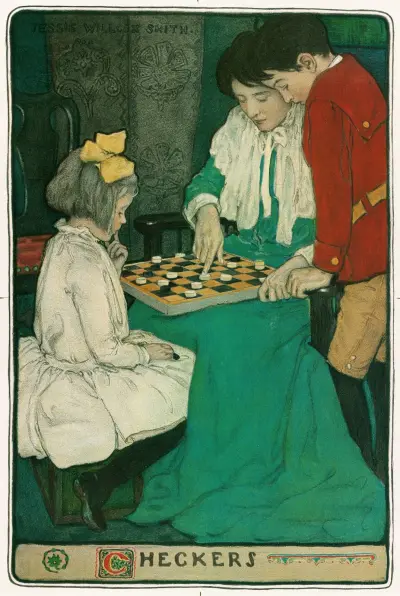 Checkers av Jessie Willcox Smith
