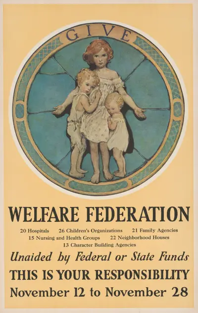 Give – welfare federation av Jessie Willcox Smith