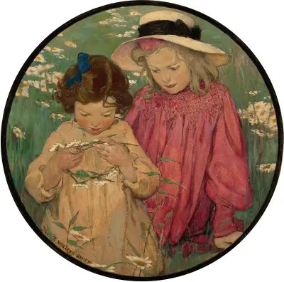The Daisy Wreath av Jessie Willcox Smith