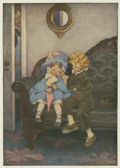 The runaway couple. av Jessie Willcox Smith