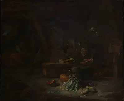Kücheninterieur von Willem Kalf