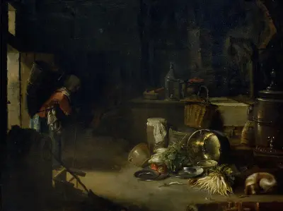 Kücheninterieur – Nr. 1 von Willem Kalf