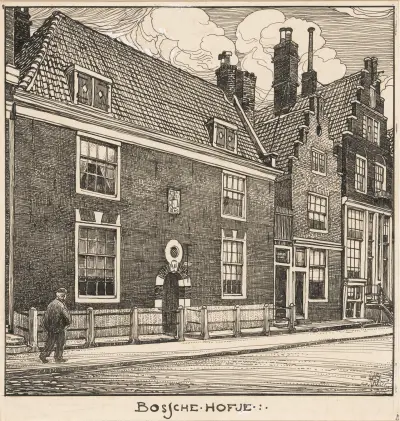 Het Bossche Hofje te Amsterdam av Willem Wenckebach