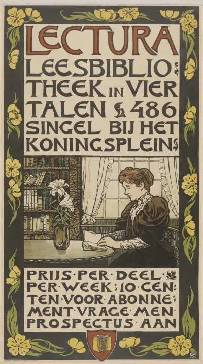 Lectura Leesbibliotheek in vier talen. 486 Singel bij het Koningsplein av Willem Wenckebach