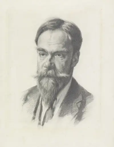 Portret van Frans Coenen von Willem Witsen