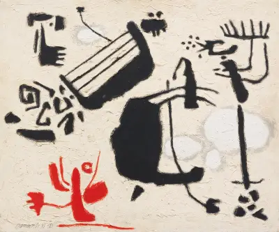 Schwarze Bewegung av Willi Baumeister