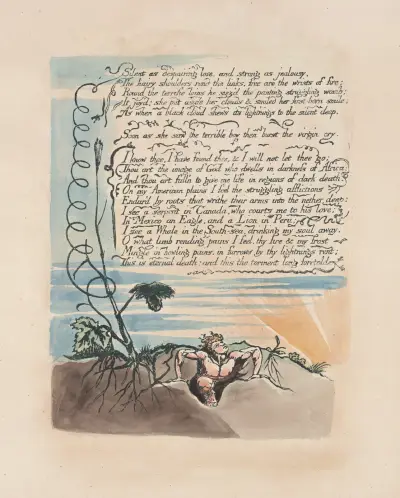 America, a prophecy Pl.04 av William Blake