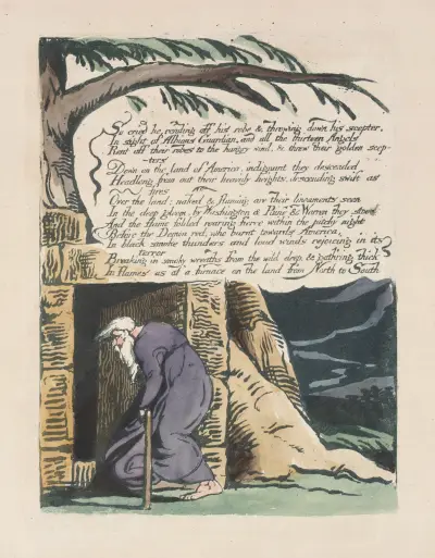 America, a prophecy Pl.14 av William Blake