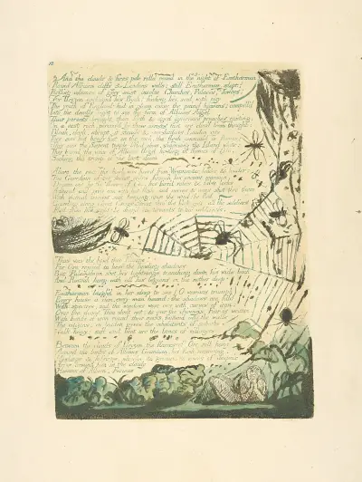 And the clouds & fires…, 1794 – nr 1 av William Blake