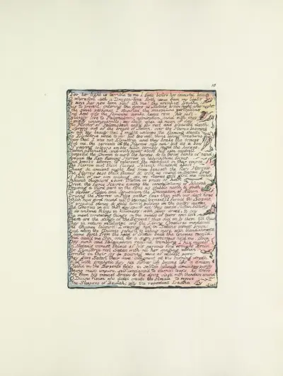 Milton, a poem in 2 books Pl.10 av William Blake