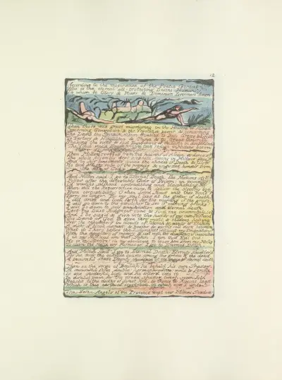 Milton, a poem in 2 books Pl.12 av William Blake