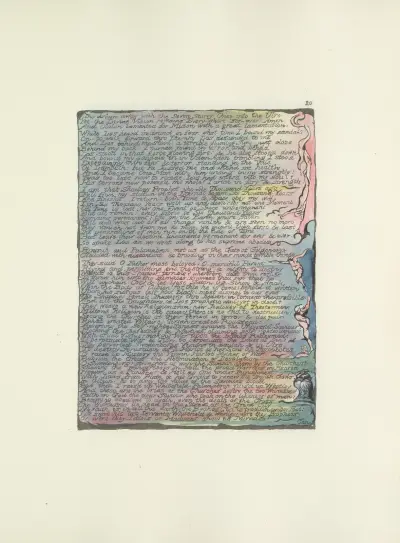 Milton, a poem in 2 books Pl.20 av William Blake