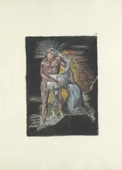 Milton, en dikt i 2 böcker, pl. 41 av William Blake