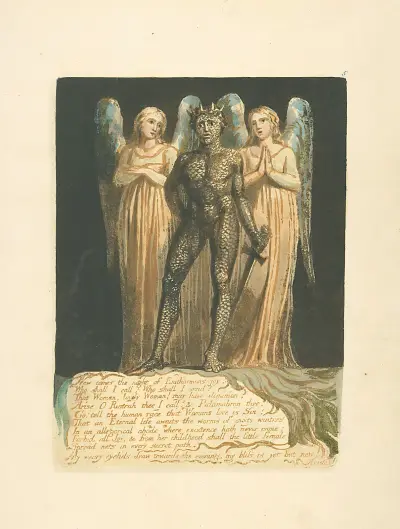 Now comes the night…., 1794 – nr 1 av William Blake