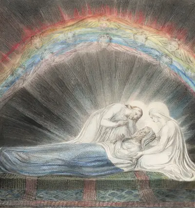 The Death of Saint Joseph av William Blake
