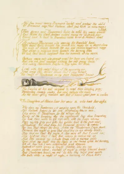 Visions of the daughters of Albion Pl. 04 av William Blake
