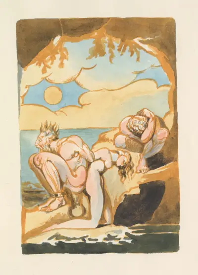 Visions of the daughters of Albion Pl. 11 av William Blake