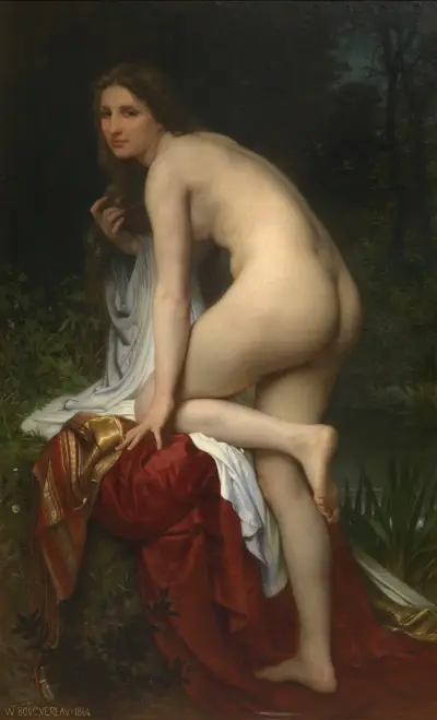 Bathing Woman av William Bouguereau