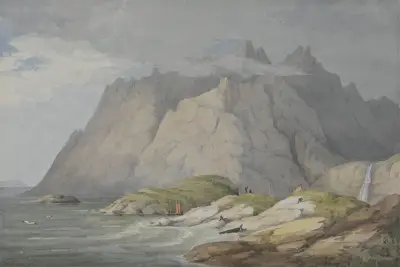 Loch Scavaig, Isle of Skye, William Daniell