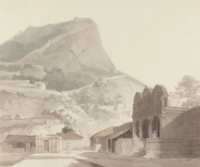 Sankrydroog, Madras av William Daniell