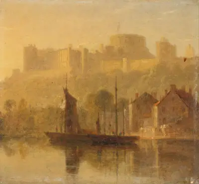 Windsor Castle from the Thames, William Daniell