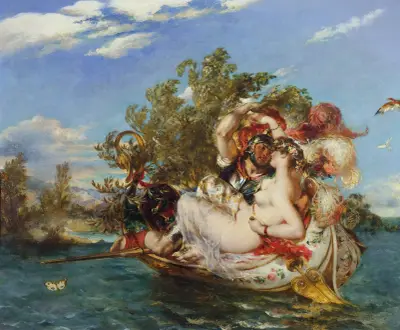 Phaedria and Cymochles av William Etty