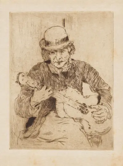 Gitaarspeler, Alfred William Finch