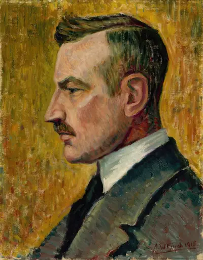 Portrait of Artist Magnus Enckell, Alfred William Finch