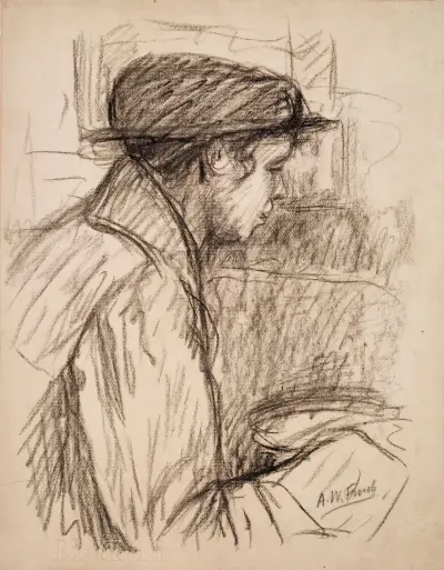 Profile of a Woman, Alfred William Finch