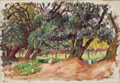Puistokuva Englannista, Alfred William Finch