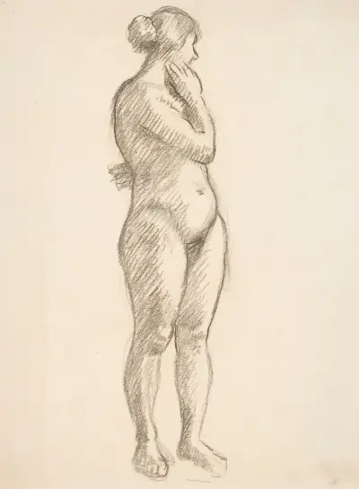 Seisova nainen, Alfred William Finch