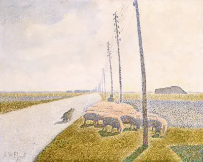 The Road to Nieuport, Alfred William Finch