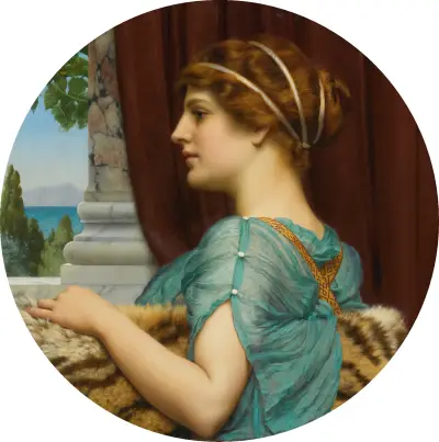 Pompejańska dama, 1904, John William Godward