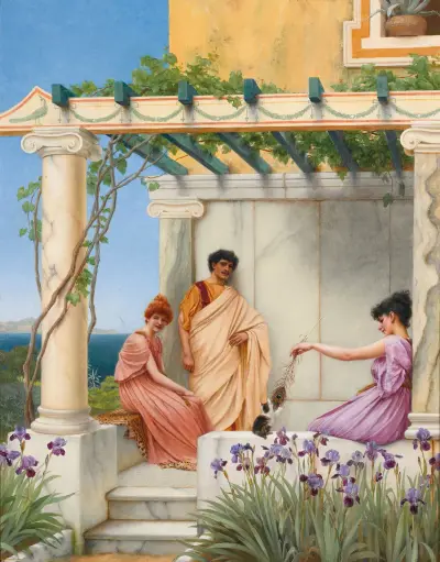 Zabawa, John William Godward