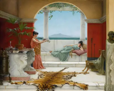 Słodka sjesta letniego dnia, John William Godward