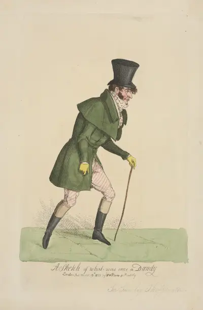 A sketch of what, was once a dandy. av William Heath