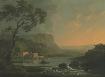 Landscape with Fishermen on a Lake, William Hodges