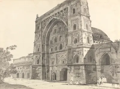 Original Drawings for Choix de Vues de L’Inde and Others Pl.07, William Hodges