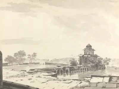 Original Drawings for Choix de Vues de L’Inde and Others Pl.22, William Hodges